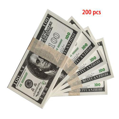 200 Pcs Ancestor Money to Burn Million Dollar Chinese Joss Paper Heaven Bank Notes Ghost Money 2.95 x 6.1 inches