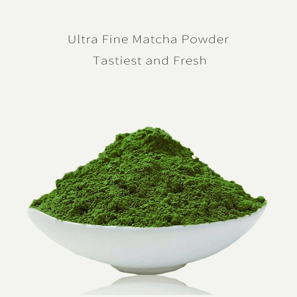 JQ Matcha Green Tea Powder 1.75 OZ 50 g Small Package Classic Culinary Grade USDA 100 Pure Organic No Sugar to Drink Beverage Aromatic Tasty