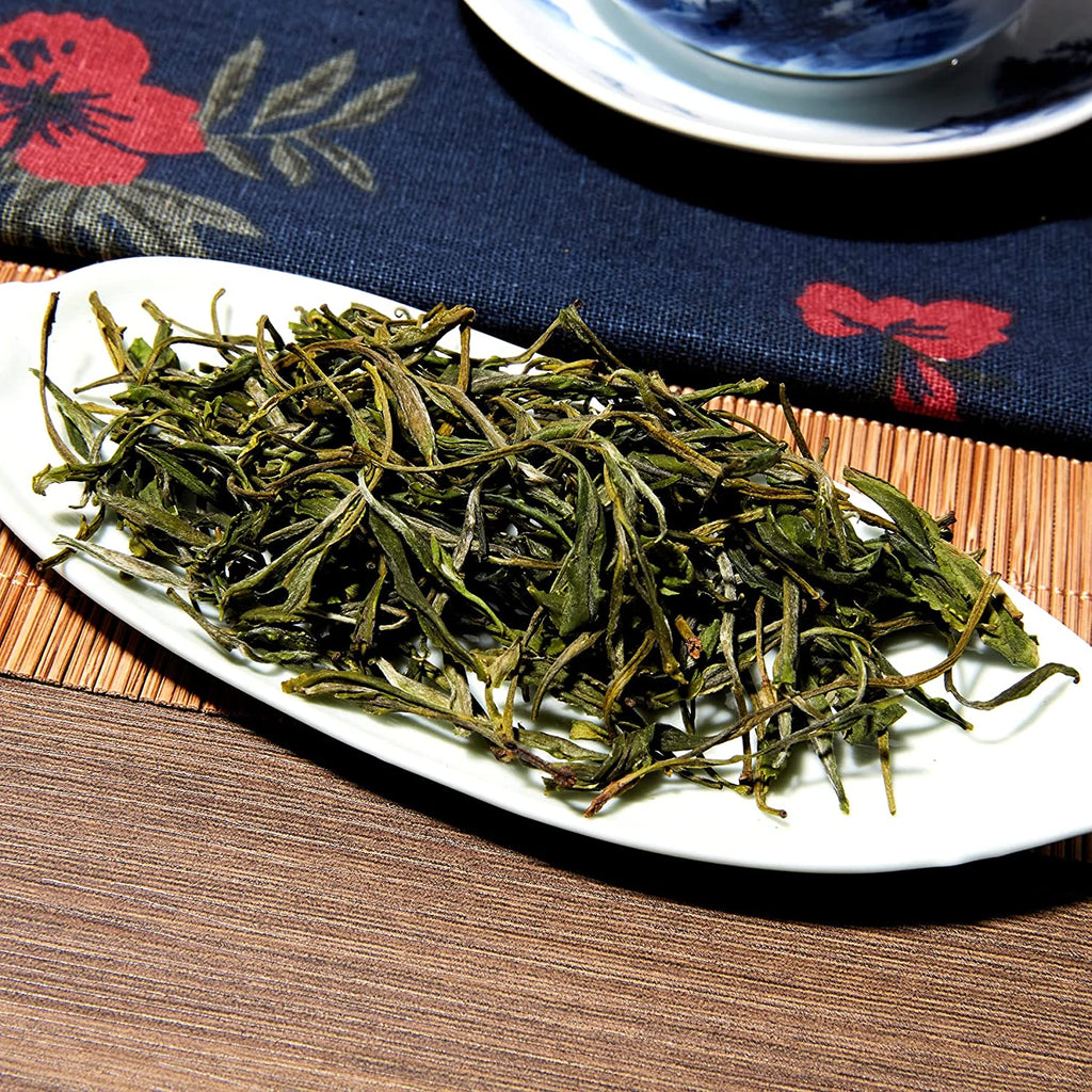 Mao Feng - Chinese Green Tea Loose Leaf Tea - Maofeng Bulk Green Tea (黄山毛峰）- Fresh Floral Flavor (3.5oz / 100g)