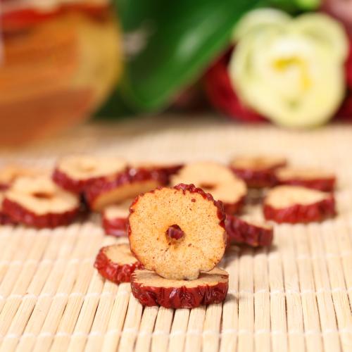 Chinese Delicacies Poly Dry Freeze Dried Red Dates Delicious Crisp Snacks Seedless Jujube Tea Tablets 1000g for Snack Soup Tea